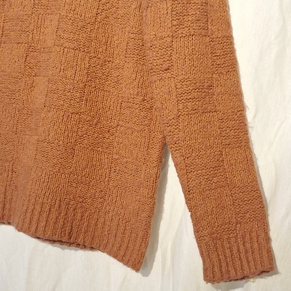 Oversized Off Shoulder Wool Knit Sweater, sz 6 NWOT - Picture 4 of 9